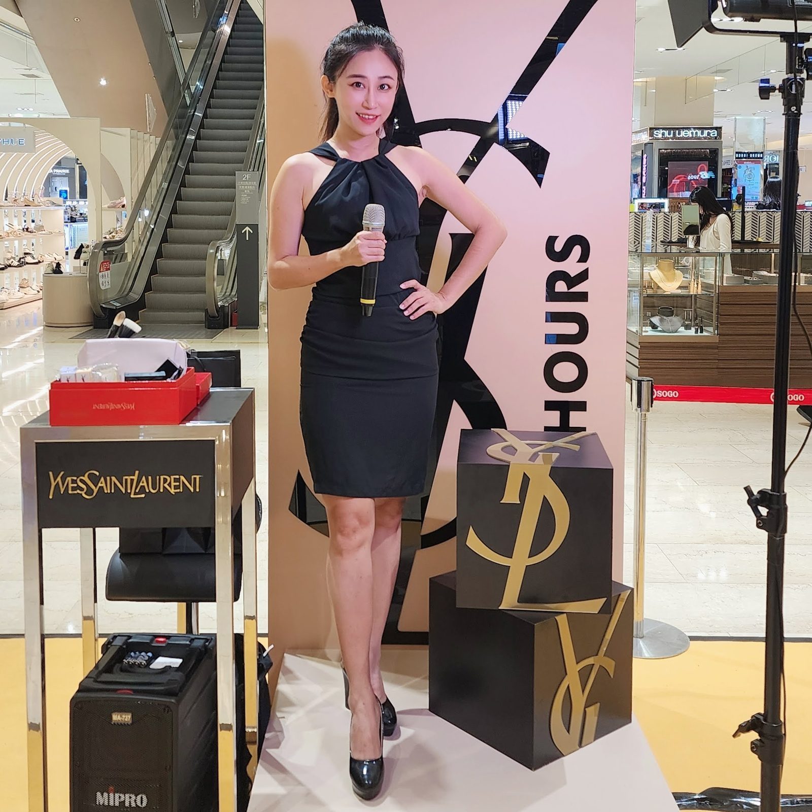YSL 台中廣三SOGO 新櫃開幕活動｜黃珮綸 YAYA
